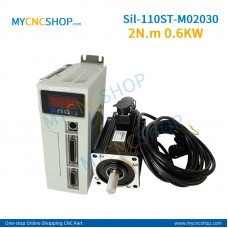 AC220V Silent Servo kit Sil-110ST-M02030 2N.m 0.6KW