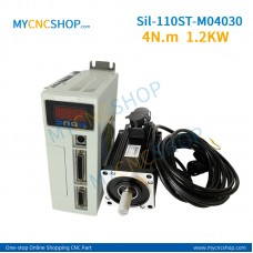 AC220V Silent Servo kit Sil-110ST-M04030 4N.m 1.2KW