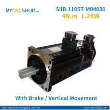 Silent servo system SilB-110ST-M04030 4N.m 1.2KW with brake vertical movement